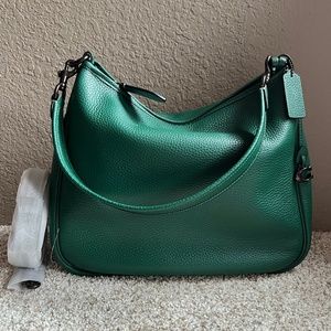 Coach Cary Shoulder Bag in Dark Pine